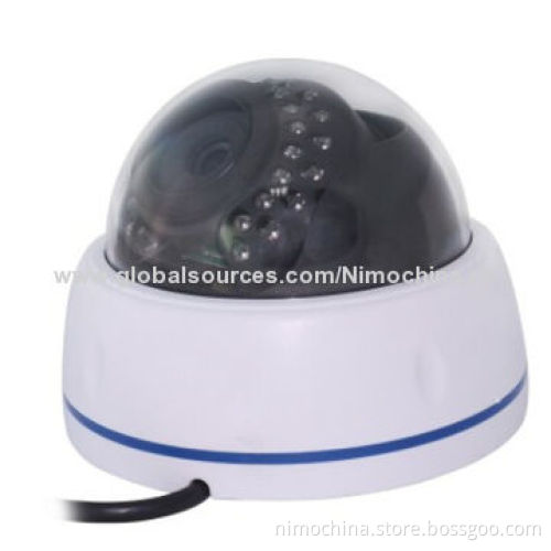 720P/P2P Indoor Dome Megapixels IP Camera with TF Card